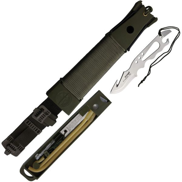 Aitor Jungle King I 16016V Fixed Blade Survival Knife Compass Sheath