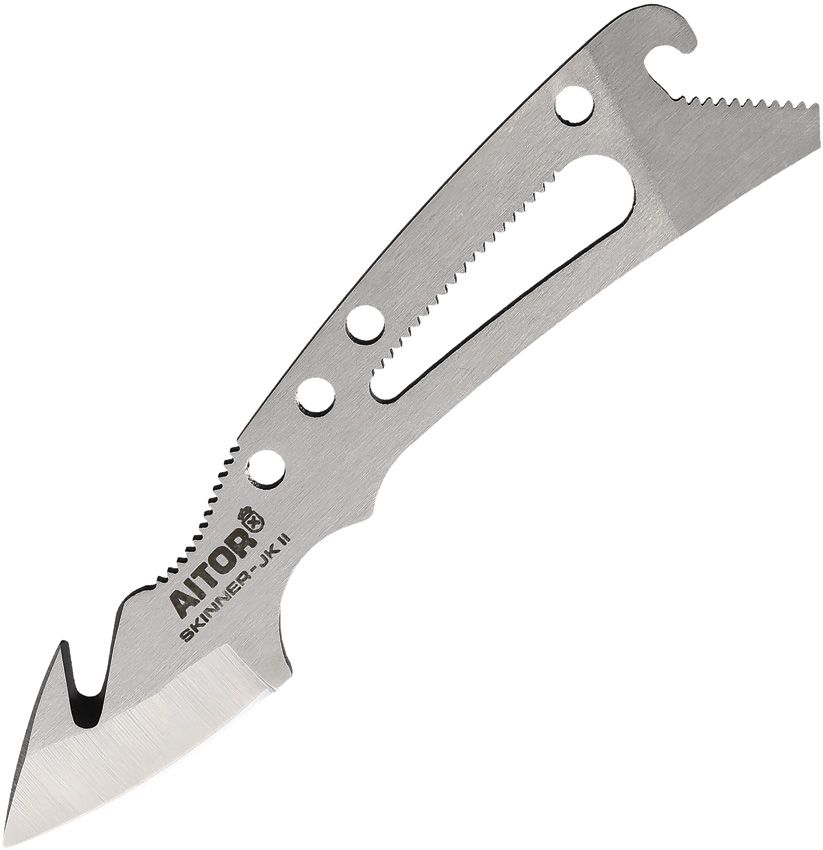 Aitor JK II Skinner Fixed Blade Knife 1.38" Stainless w/ Sheath
