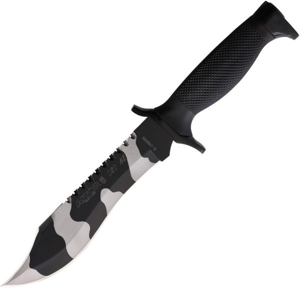 Aitor Oso Camo 16072 Fixed Blade Knife 7.25" Sawback Stainless