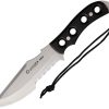 Aitor Tercio Fixed Blade Satin Stainless - Black Wood