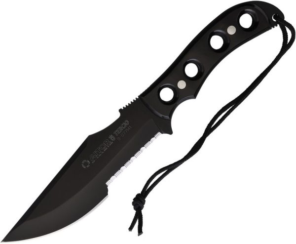 AI16104.jpg Aitor Tercio Fixed Blade Black Coated - Wood Handle
