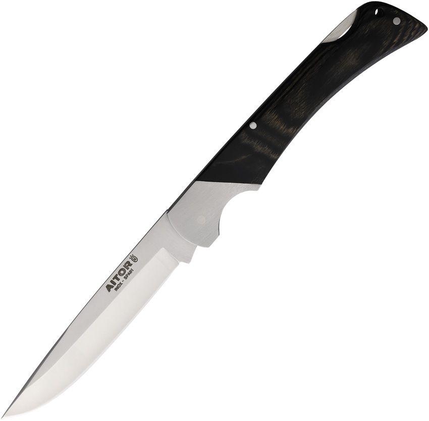 Aitor Command Lockback Folding Knife 4.25" Stainless Blade Black Stamina