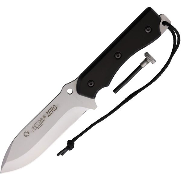 Aitor Zero White Fixed Blade - Bead Blast Stainless