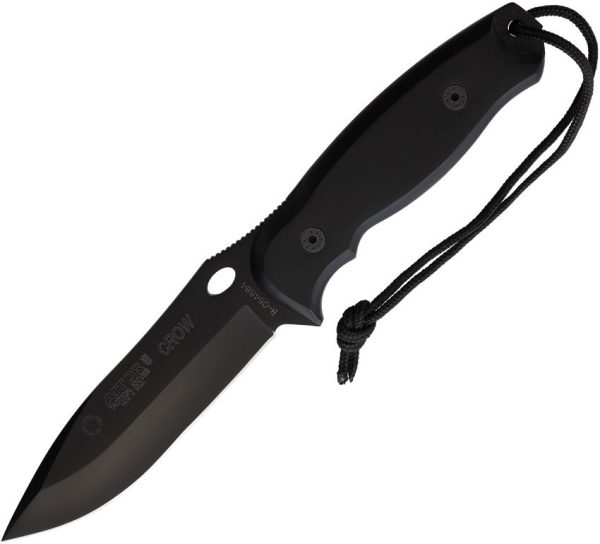 Aitor Crow Fixed Blade Black - Coated Stainless