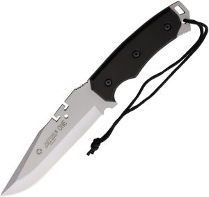 AI16130.jpg Aitor One Fixed Blade Bead Blast - Clip Point