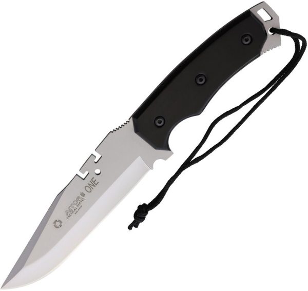 AI16130.jpg Aitor One Fixed Blade Bead Blast - Clip Point
