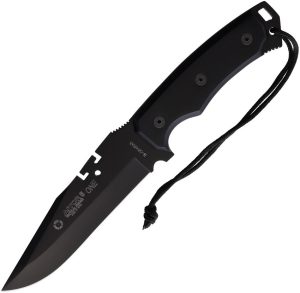 AI16131.jpg Aitor One Fixed Blade Black - Clip Point Coated