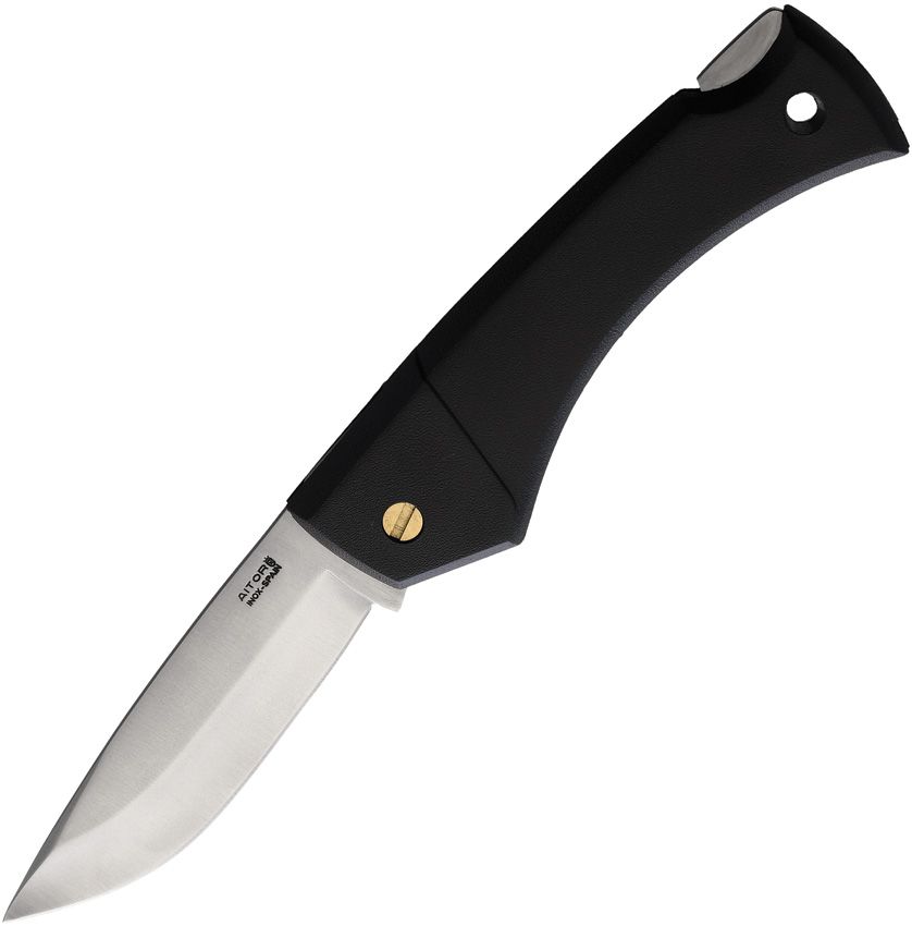 Aitor Ardilla Lockback Folding Knife 3.5" Satin Blade Black