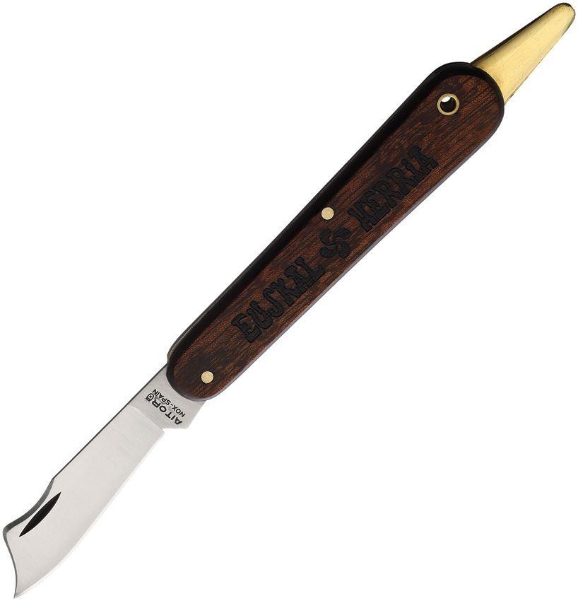 Aitor Injertar Pocket Knife Brown Wood Handle Folding 2" Blade