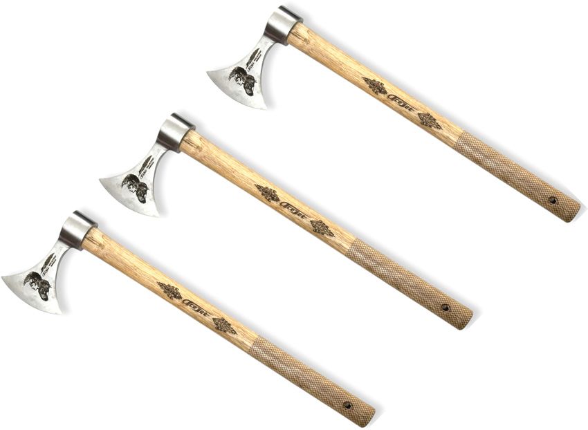 ACEJET Skykeeper Valkyrie Tomahawk 6.13" Carbon Steel Axe Set of 3