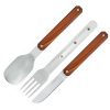 Akinod 12H34 Magnetic Cutlery Set - Coral Wood