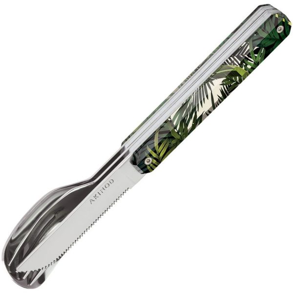 Akinod 12H34 Magnetic Cutlery Set - Jungle Polymer