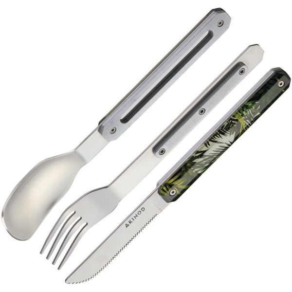Akinod 12H34 Magnetic Cutlery Set - Jungle Polymer