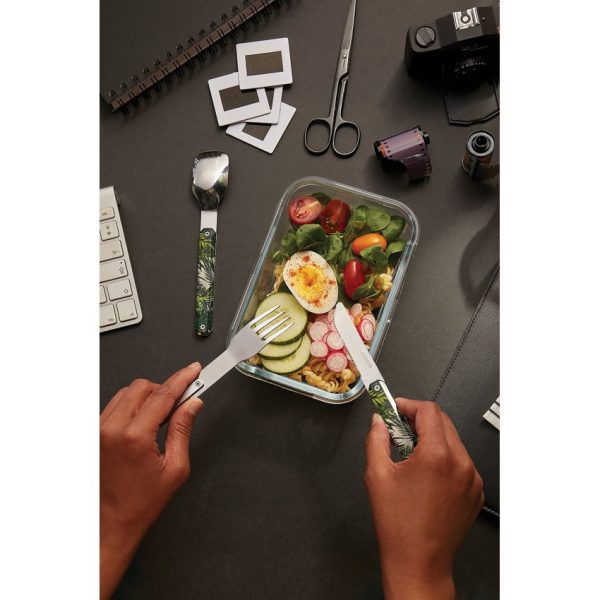 Akinod 12H34 Magnetic Cutlery Set - Jungle Polymer