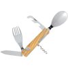 Akinod 13H25 Folding Cutlery Set - Olive Wood