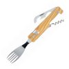 Akinod 13H25 Folding Cutlery Set - Olive Wood
