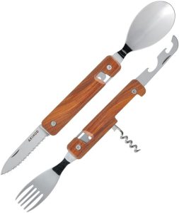 Akinod 13H25 Folding Cutlery Set - Coralwood