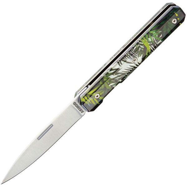 Akinod 18H07 Paring Linerlock - Jungle Polymer