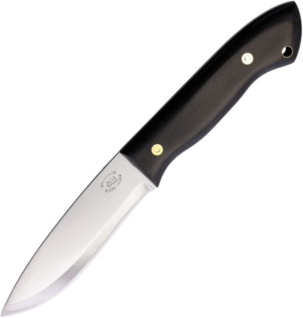 Adirondack ADK-BLA-80C-LEA Fixed Blade Knife 80CrV2 Steel USA