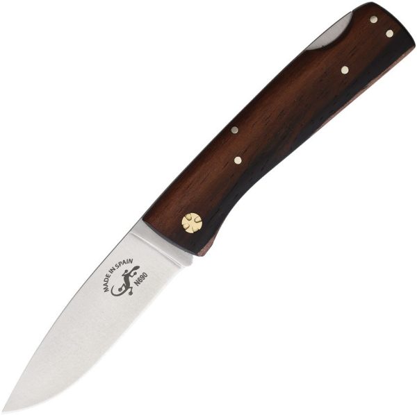 Salamandra Aura Lockback Walnut 3.75in Folding Knife