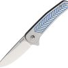 Alliance Designs Scout S1B Framelock Folding Knife RWL-34 Blue