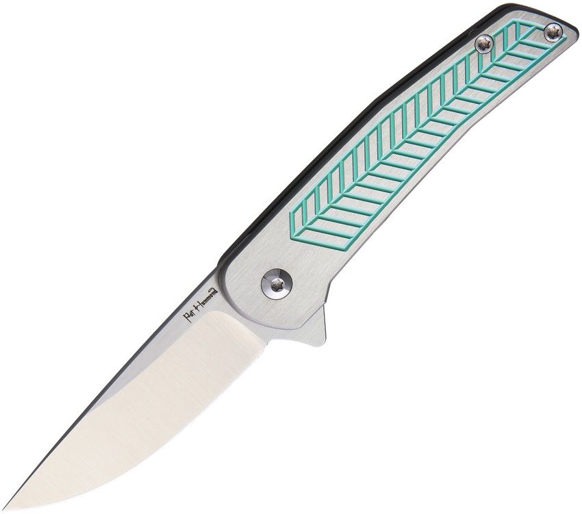 Alliance Designs Scout Framelock Green Folding Knife 2.25" RWL-34
