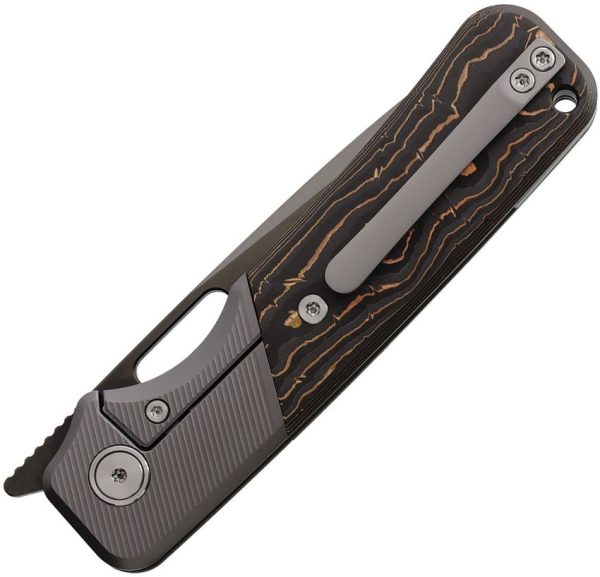 Ameight Felix II Framelock Bronze Carbon Fiber Knife