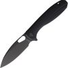 Ameight Eymor Linerlock Black 14C28N Spear Point