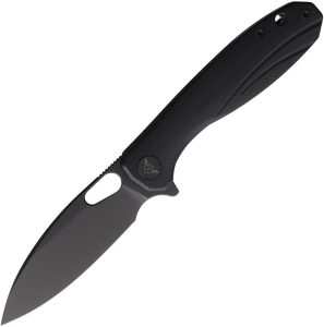 Ameight Eymor Linerlock Black 14C28N Spear Point