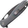 Ameight Eymor Linerlock Gray 14C28N Spear Blade