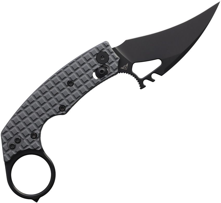 Ameight Knives MK-2 Crossbar Lock Karambit 3" Black PVD 14C28N