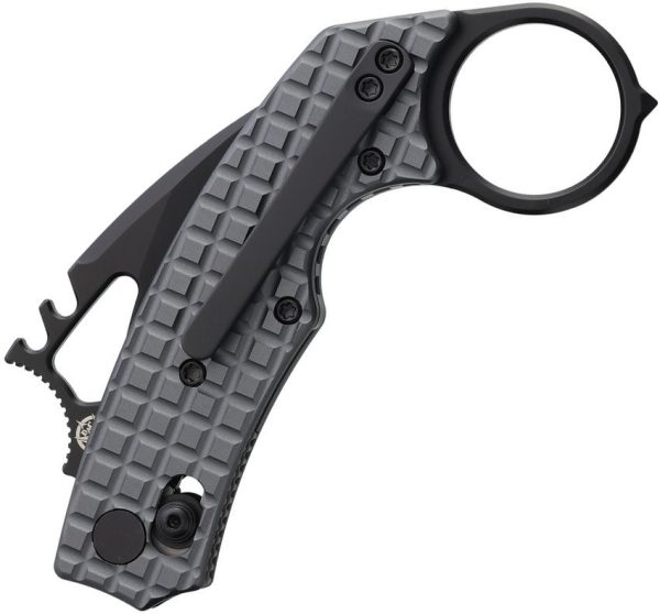 Ameight MK-2 Crossbar Lock Karambit - Gray Aluminum