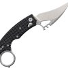 Ameight MK-2 Crossbar Lock Karambit - Black Aluminum