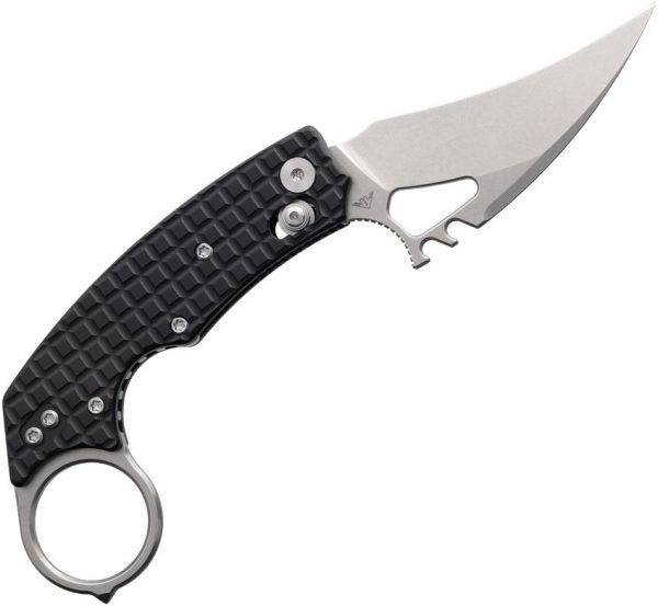 Ameight MK-2 Crossbar Lock Karambit - Black Aluminum