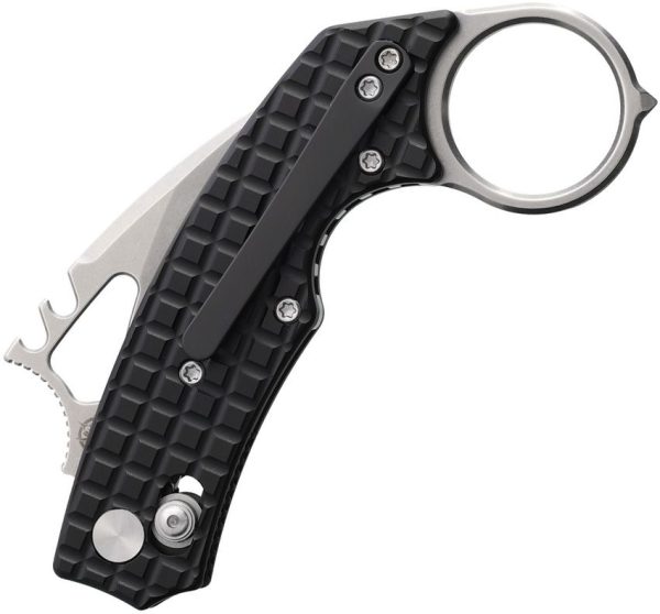 Ameight MK-2 Crossbar Lock Karambit - Black Aluminum