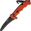 Al Mar 1050RAK Rescue Assisted D2 Steel Folding Knife Orange G10
