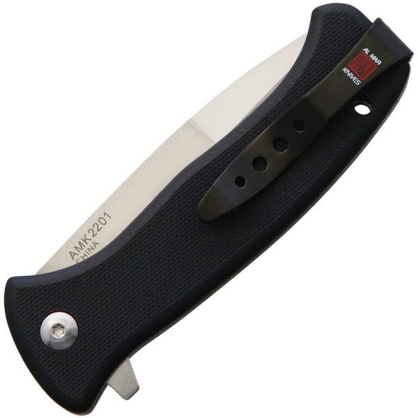 AMK2201_add_01.jpg Al Mar Mini SERE 2020 AMK2201 3" D2 Folding Knife Assisted Open