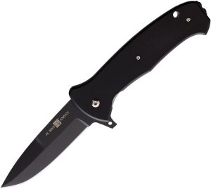 Al Mar S.E.R.E. Linerlock AMK2217 S35VN Folding Knife Black