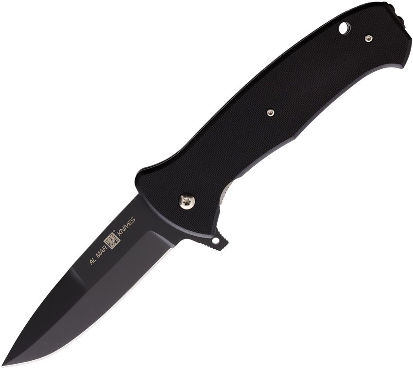 Al Mar S.E.R.E. Linerlock Folding Knife Black 3.63" S35VN