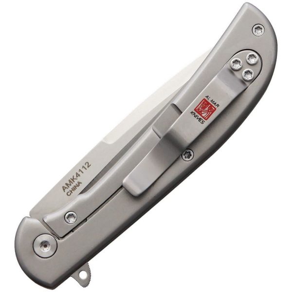 AMK4112_add_01.jpg Al Mar AMK4112 Ultralight Hawk D2 Folding Knife Titanium