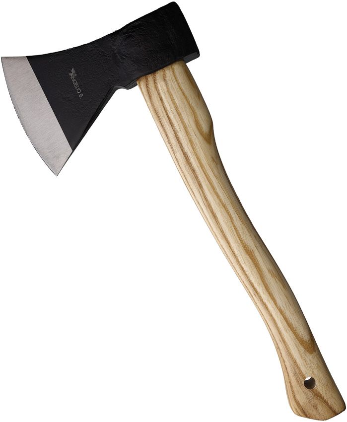 Angelo B German Style Axe 7" C45 Steel Head Hickory Handle