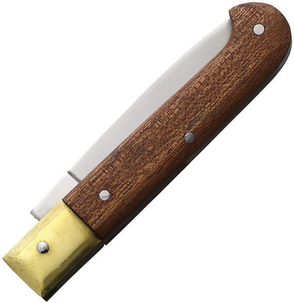 Antonini Small Folder Brown Wood Spear Blade