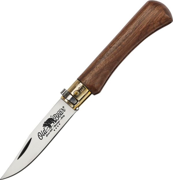 Old Bear Medium Folder 420 Stainless - Walnut Handle