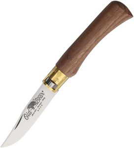 Old Bear Small Folder 420 Stainless - Walnut Handle