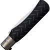 Old Bear Small Locking Ring Black Folding Knife