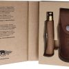 Old Bear Medium Folder Gift Set with Leather Sheath