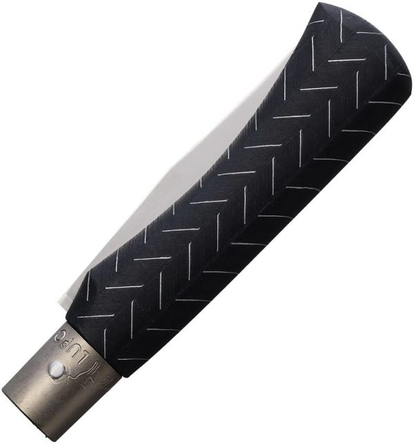 Old Bear Medium Locking Ring Black Folding Knife