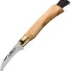 Old Bear Mushroom Knife Olive Wood 420 Stainless Folding