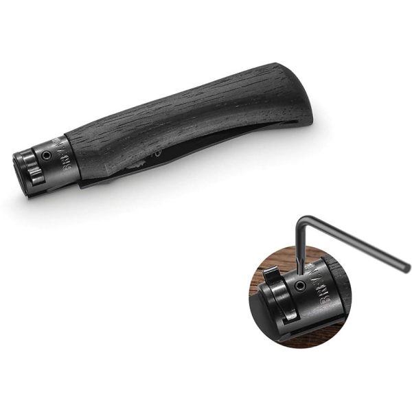 Old Bear Medium Folder Black 3.5" Folding Knife 1.4060 Steel