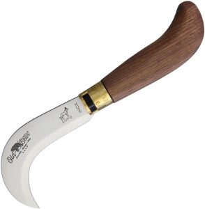 Old Bear Pruning Knife Walnut 3.75" Folding Knife Italy